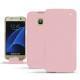 Custodia in pelle Samsung Galaxy S7 - Rose ( Nappa - Pantone 2365C ) 