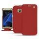 Capa em pele Samsung Galaxy S7 - Rouge ( Nappa - Pantone 199C ) 