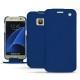 Lederschutzhülle Samsung Galaxy S7 - Bleu océan ( Nappa - Pantone 293C ) 