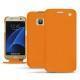 Samsung Galaxy S7 leather case - Orange ( Nappa - Pantone 1495U ) 