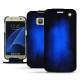 Funda de piel Samsung Galaxy S7 - Bleu Patine