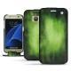 Housse cuir Samsung Galaxy S7  - Vert Patine