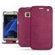 Housse cuir Samsung Galaxy S7  - Serpent ciclamino