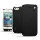 Apple iPhone SE leather case - Ebène ( Sleek P C12 - Black ) 