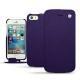 Apple iPhone SE leather case - Cobalt ( Pantone 2766C ) 