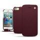 レザーケース Apple iPhone SE - Lie de vin ( Pantone 5115C ) 