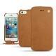 Apple iPhone SE leather case - Mandarine vintage ( Pantone 165C ) 