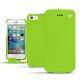 Apple iPhone SE leather case - Vert fluo
