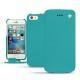 レザーケース Apple iPhone SE - Bleu fluo