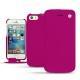 レザーケース Apple iPhone SE - Rose fluo