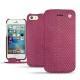 Funda de piel Apple iPhone SE - Serpent ciclamino