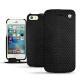 Housse cuir Apple iPhone SE - Serpent nero