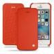 Apple iPhone SE leather case - Papaye ( Pantone 180C ) 