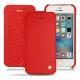 Capa em pele Apple iPhone SE - Tomate ( Pantone 187C ) 