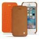 Capa em pele Apple iPhone SE - Mandarine vintage ( Pantone 165C ) 