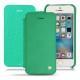 Housse cuir Apple iPhone SE - Menthe vintage ( Pantone 562C ) 
