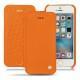 Lederschutzhülle Apple iPhone SE - Orange fluo