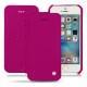 Lederschutzhülle Apple iPhone SE - Rose fluo