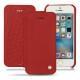 Housse cuir Apple iPhone SE - Rouge ( Nappa - Pantone 199C ) 