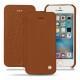 Apple iPhone SE leather case - Marron ( Nappa - Pantone 1615C ) 