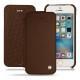 Apple iPhone SE leather case - Châtaigne ( Pantone 476C ) 