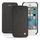 Apple iPhone SE leather case - Anthracite ( Pantone 424C ) 