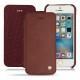 Housse cuir Apple iPhone SE - Passion vintage ( Glutton - Red ) 