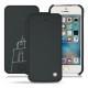 Housse cuir Apple iPhone SE - Blu marino