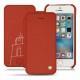 Lederschutzhülle Apple iPhone SE - Arange clouquié