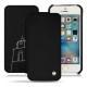Capa em pele Apple iPhone SE - Negre poudro