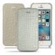 가죽 커버 Apple iPhone SE - Crocodile milk