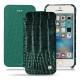 Funda de piel Apple iPhone SE - Crocodile pino
