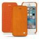 Lederschutzhülle Apple iPhone SE - Abaca arancio
