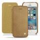Apple iPhone SE leather case - Serpent sabbia