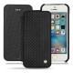 Apple iPhone SE leather case - Abaca nero