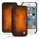 Apple iPhone SE leather case - Fauve Patine
