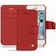 Apple iPhone SE leather case - Rouge ( Nappa - Pantone 199C ) 