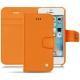 Capa em pele Apple iPhone SE - Orange fluo