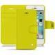 가죽 커버 Apple iPhone SE - Jaune fluo