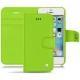 가죽 커버 Apple iPhone SE - Vert fluo