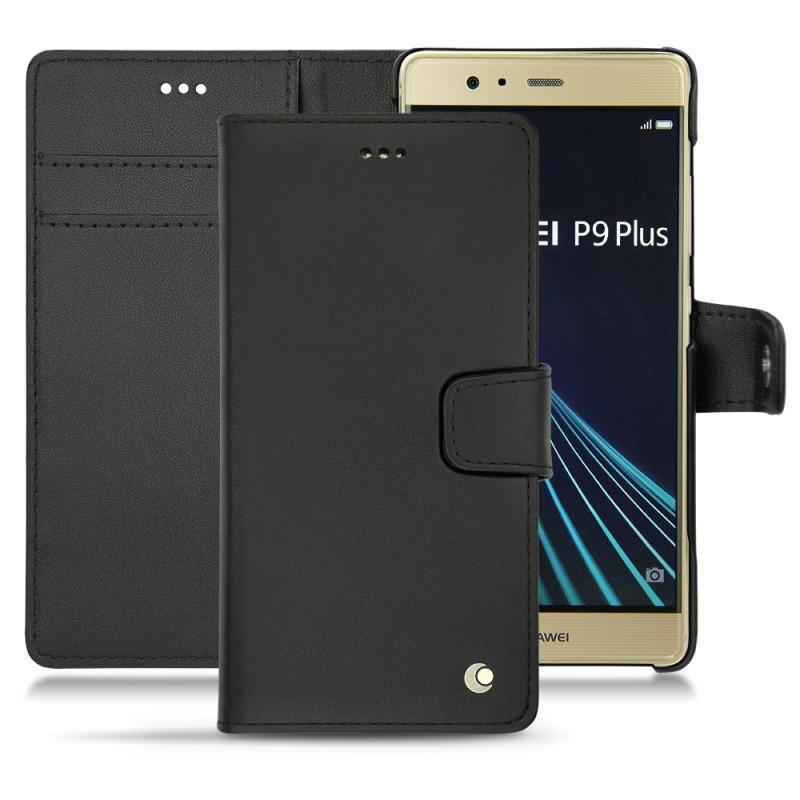レザーケース Huawei P9 Plus - Noir ( Nappa - Black ) 