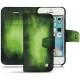 Custodia in pelle Apple iPhone SE - Vert Patine