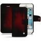 Housse cuir Apple iPhone SE - Rouge Patine