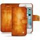 가죽 커버 Apple iPhone SE - Orange Patine
