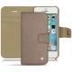 가죽 커버 Apple iPhone SE - Taupe vintage ( Pantone 7530C ) 