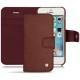 Apple iPhone SE leather case - Passion vintage ( Glutton - Red ) 