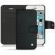 가죽 커버 Apple iPhone SE - Dark vintage ( Roughtcut - Black#5256 ) 