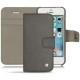 가죽 커버 Apple iPhone SE - Acier vintage ( Pantone 403C ) 