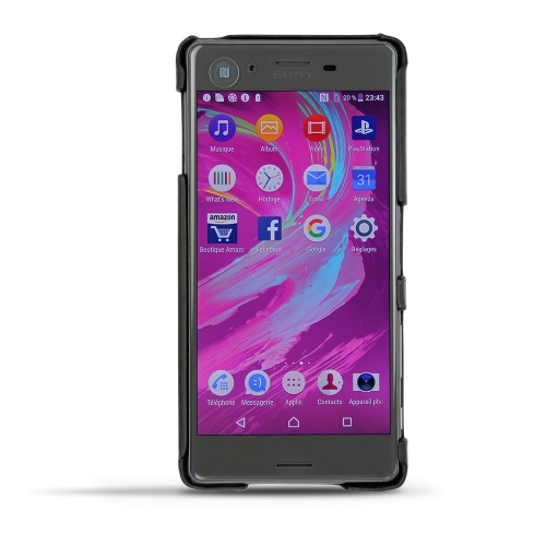Funda de piel Sony Xperia X