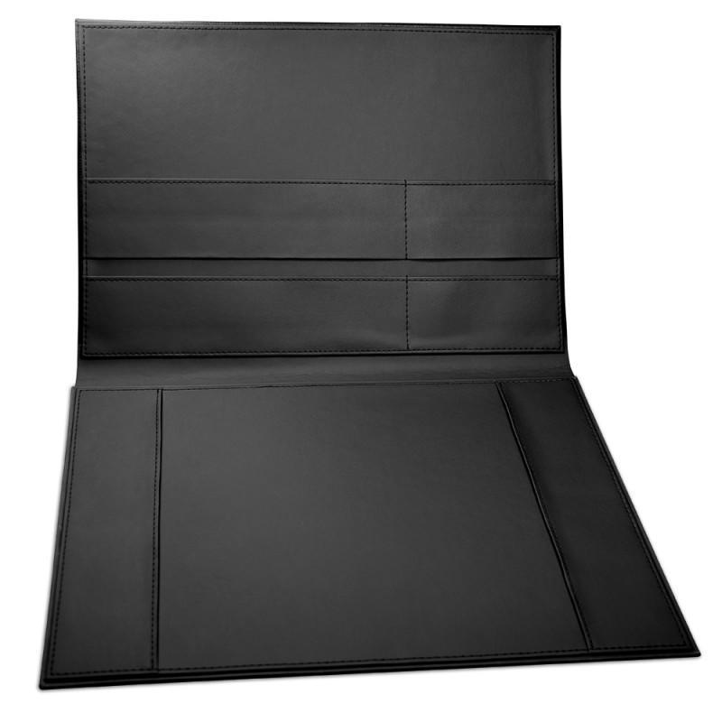 Leather folding desk blotter